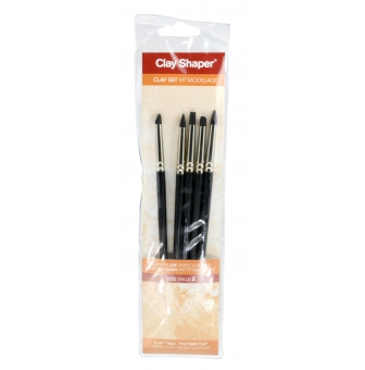 clay shaper n2 extra ferme  5 pointes assorties
