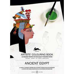 Livre à colorier pour artiste 25x34,5 cm Égypte