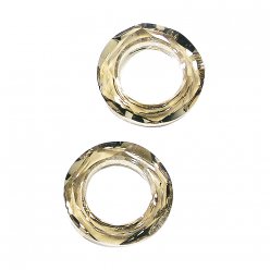 swarovski anneau en cristal facette