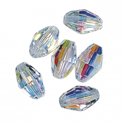 swarovski olive cristal 75x5 mm 8 pieces