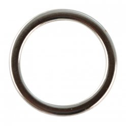 bijou anneau metal plat 15mm