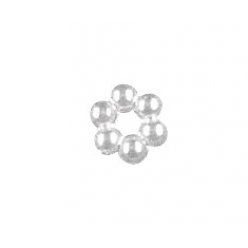 Fleur en perles acryliques 10 mm (60 pièces)