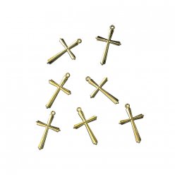 croix acrylique 28 mm 5 pieces