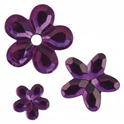 fleurs strass acryliques 310 pieces