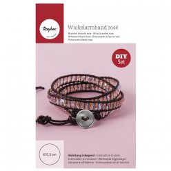 kit bracelet enroule rose