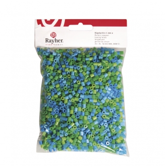 perles a repasser 5mm mix vert bleu 3000 pieces