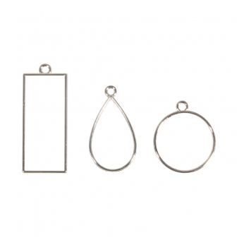 chatons en metal pendentif
