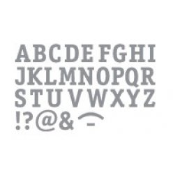 Alphabet bâton autocollant et symboles