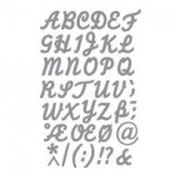 alphabet adhesif symboles italique
