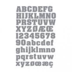 alphabet adhesif a  z majuscule