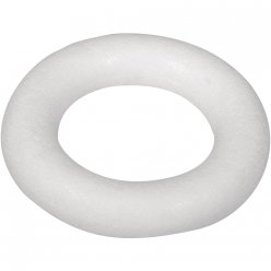 anneaux plats en polystyrene 15 cm o lot de 4 pieces
