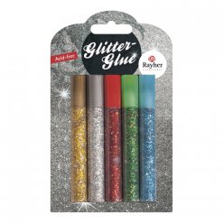 kit glitter  glue coloris classique 10 ml
