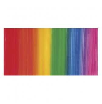 feuille de cire arc en ciel degrade vertical