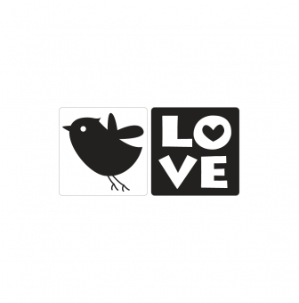 labels  poincons love oiseau