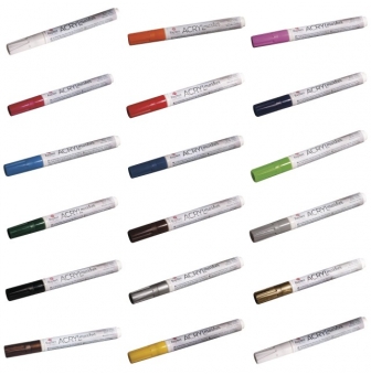 Crayon - feutre acrylique pointe ronde 1 - 4 mm Rayher 