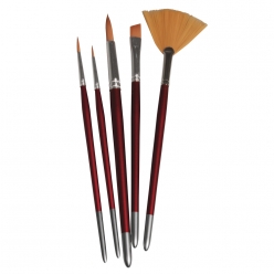 set de 5 pinceaux hobby creatif fsc 100