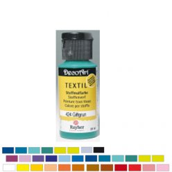 decoart peinture tissus sans fixation flacon 34ml