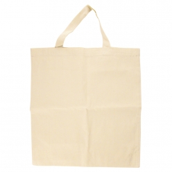 sac non imprime en coton 42x38 cm naturel