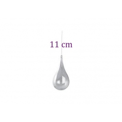 goutte en plastique 2 parties 11 cm