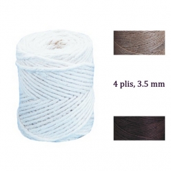 fil de jute 4 plis 35 mm o bobine de 50m