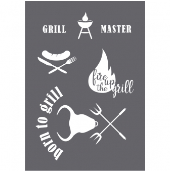 pochoir grill master a4