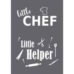 pochoir little chef a5