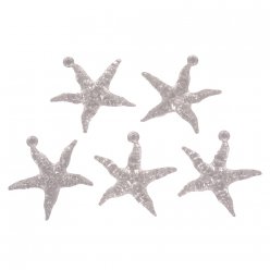 Étoile de mer en acryl avec oeillet 4,5 cm 