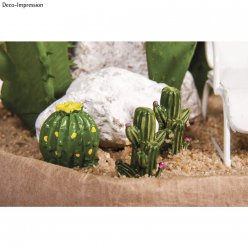 cactus en polyresine av point adhesif