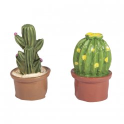cactus en polyresine avec point adhesif