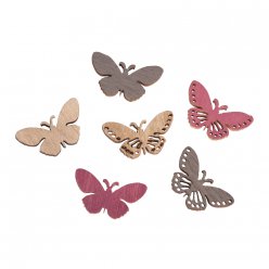miniatures en bois papillon