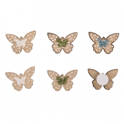 miniatures en bois mini papillons