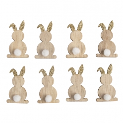 Miniatures en bois Lapins