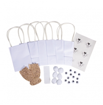 kit papier sachet cadeau lapin de paques