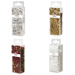 mix paillettes et perles en verre fil