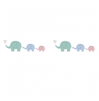 washi tape famille d elephants