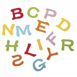 Alphabet en bois 2 - 2,2 cm 