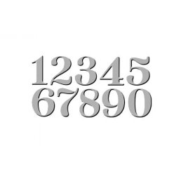 matrice de decoupe big numbers 15  28 cm
