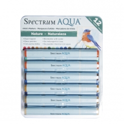 spectrum aqua  nature 12 feutres aquarellables