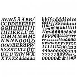 stickers alphabets