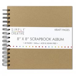 Scrapbook Album Plain 20,3x20,3 cm 40 pages