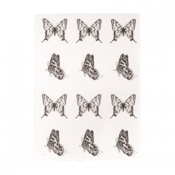 motifs autocollants deco papillon o25 cm