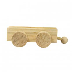 Wagon en bois 8x4,5x2,5 cm 