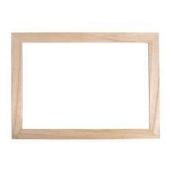 cadre bois avec verre acrylique
