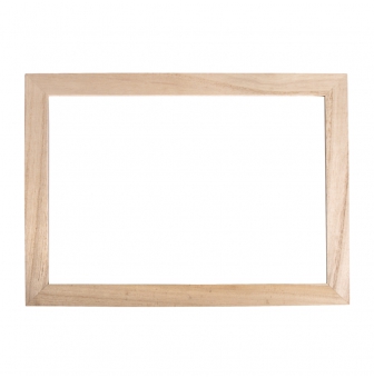 cadre bois avec verre acrylique