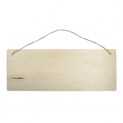 panneau en bois rectangle