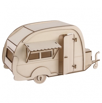 kit bois cadre motif3d caravane