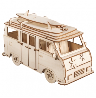 kit en bois 3d camping car