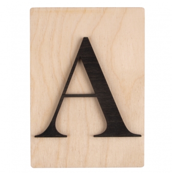 lettre en bois a fsc mixed credit