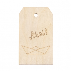 pendentif en bois ahoi  fscmixcred