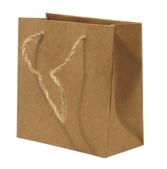 sac en papier mache avec anse de jute125x12x6 cm